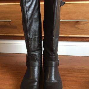 EUC chocolate brown riding boots
